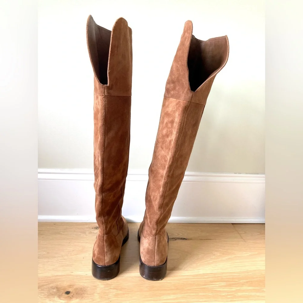 J. Crew Brown Over the Knee Boots